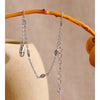 Thin Stainless Steel Cubic Zirconia Chain Bracelet Bangle for Women Summer Delicate Aesthetic Chic Wrist Jewelry Recommend - Image 5