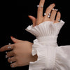 Simple Elegant Prsonality Rhinestone Butterfly Open Finger Ring Female Ring Korean Style Ring Jewelry - Image 1