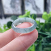 3mm Thin Blue Jadeite Ring Women Ice Blue Jade Band Stackable Elegant Finger Jewelry Birthday Gift for Her - Image 7