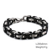 Powerful Versatile King Chain Men's Stainless Steel Rock Bracelet Punk Byzantine Chain Wrist Jewelry Gift - Image 12