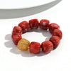 Acrylic Geometric Bead Bracelet with Elastic Stretch Fit - Image 32