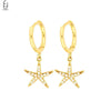 Silver Needle Vintage Shell Pendant Hoop Earrings Women's Pearl Conch Gold Earrings Jewelry Gifts - Image 35