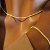 Silver Starry Sky Jewelry Set For Women Sparkling Necklace Bracelet Set Party Jewelry Gift - Image 7