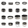 PU Leather Studded Bracelet Punk Bracelet Adjustable Goth Cuff Bracelet Gothic Rivet Buckle Wristband for Men Women - Image 1