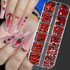 100/50cm Long Crystal Chain Nail Charms 1.5/2mm Shinying Clear/AB Diamond Nail Art Metal Steel French Manicure Crystal - Image 29