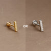 1PC 316L Stainless Steel Mini Zircon Cartilage Piercing Stud Earring For Women Girl Helix Tragus Body Jewelry Statement - Image 24