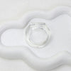 Multicolor 20 Pcs Acrylic 25x24MM Transparent Ring Geometric Ring Cute Girl Index Finger Ringn - Image 16