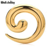 Stainless Steel Geometric Brooches For Women 2-color Simple Style Brooch Pins Gifts - Image 1