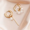 Statement Minimalist Gold Silver Color Asymmetric Square crystal Pendant Hoop Earrings Street Style Elegant Jewelry - Image 13