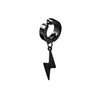 1 Pcs Clip On Hoop Earrings For Men Women Stainless Steel Fake Non Piercing Magnetic Dangle Earring Black Huggie Hoop - Image 10