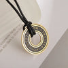 Retro Celtic Knot Pattern Disc Cross Pendant Necklace for Men Gothic Punk Street Jewelry Gift - Image 18