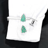 Christmas Snowflake Christmas Tree Tie Clip Without Box Fun Enamel French Cufflinks Shirt and Suit with Merry Christmas Brooch - Image 2