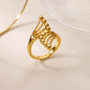 Ocean Starfish Shell Open Rings For Women Gold Color Stainless Steel Ring Summer Beach Aesthetic Jewelry Gift - Image 17