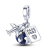 Charms Silver Travel Rome Paris Italy Plane Dangle Charms Fit Pan Bracelet Beads Making Pendants Jewelry - Image 26
