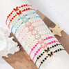 12 piece ocean series starfish butterfly woven stretch bracelet set - Image 3