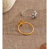 Size 6789 Stainless Steel Flower Simple Ring Gold Color Pvd Plated Spring Summer Chic Finger Jewelry - Image 5