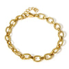 1Piece Statement Stainless Steel Chain Bracelet For Women Men Punk Metal Oval Bracelet Handmade Jewerlry Gifts 17.5cm - Image 9
