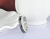 Titanium Steel and Ceramic Ring with Cubic Zirconia in US Sizes 6 to 9 - Image 22