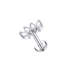 Cubic Zirconia Labret Stud 16G Internally Threaded for Lip Tragus and Helix - Image 17
