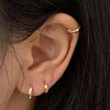 1Pc Geometry Crystal CZ Leaf Clip Earring For Women Without Piercing Punk Vintage Star Ear Cuff Wrap Adjustable Jewelry - Image 41