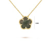 7 colors classic simple five-leaf flower pendant necklace stones clover Choker Chain for women party daily wear jewelry - Image 6