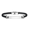 Free Custom Bracelets for Men, Engraved Stainless Steel Bangle with Mesh Band, Personalized Gift for Him - Image 7