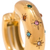 Classic Inlaid Zircon Hoop Earrings for Women, Stainless Steel Plated with Gold, Earrings - Image 5