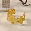 Stainless Steel Shell and Starfish Cuff Bangle in Multiple Styles - Image 19