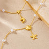 Meyrroyu 316L Stainless Steel Ocean style Cherry Zircon Footsie Chain Lady Anklets Jewelry Party Gift - Image 3