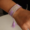 Bohemia Embroidery Letters Woven Tassel Bracelet For Women Handmade Adjustable Rope Braided Bracelet Retro Jewelry Gift - Image 5