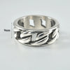 1PC Steel Metal Glossy Rings for Men Geometric Width Signet Square Finger Punk Style Ring Jewelry Gifts - Image 9