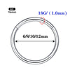 1PCS Titanium Septum Hoop Daith Piercing Jewelry for Nose Helix Conch Tragus 16/18G Rook Lip Hoop Ring - Image 7