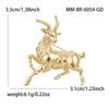 Glossy Sheep Brooches for Women Unisex Zodiac Animal Pins Casual Party Jewelry Accessories Gifts Decoration - Image 3