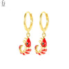 Silver Needle Vintage Shell Pendant Hoop Earrings Women's Pearl Conch Gold Earrings Jewelry Gifts - Image 40