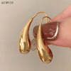 Metal Water Drop Dangle Earrings For Women Jewelry Classic Daily Wear Accessories Timeless Design Wholesales Gifts - Image 1
