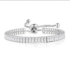 Black Crystal Tennis Bracelets for Women Men Iced Out Cubic Zirconia Adjustable Bracelet On Hand Hippie Jewelry - Image 10