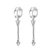 2pcs Stainless Steel Non Pierced Clip On Earrings for Men Women Magnetic Stud Earrings Punk Dangle Huggie Hoop Earrings Set - Image 21