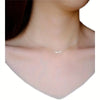 Simple Stylish Women's Pendant Necklace with Dazzling Small Cubic Zirconia Daily Wear Statement Jewelry - Image 6