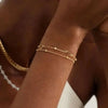 Geometric Gold Plated Zircon Bracelet for Women Versatile Adjustable Square Bracelet Christmas Party Wedding Jewelry Gift - Image 26