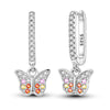 Silver Butterfly Fluttering Insect Earrings Jewelry Drop Earrings Jewelry Party Anniversary Gifts - Image 26
