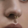 Heart Hinged Clicker Piercing Hoop for 16G Septum and Ear Piercings - Image 14