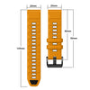 QuickFit 26mm 22mm Fenix8 Band For Garmin Fenix E 8 7 7X 6 6X 5 5X/Epix Pro 47mm 51mm/Enduro 3 Two-Tone Silicone Strap Bracelet - Image 5