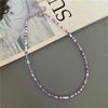 Tiny Colorful Seed Bead Choker Necklace - Image 30