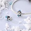 Silver Charms Beads Winter Snowflake Snowman Igloo Penguin Pendant Fit Bracelet Charms Women Jewelry Gift - Image 5