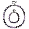 6mm Zirconia Claw Setting Bracelet and Necklace Sets Crystal Colorful Choker Jewelry - Image 5