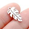5Pcs/Lot Arrive Leaf Pendant Hollow Leaves Stainless Steel Charms for Earrings Bracelet Necklace Jewellery Making - Image 18