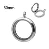 7pcs/lot Magnetic Closure 20mm/25mm/30mm/38mm Stainless Steel Floating Memory Locket Pendant 5 Colors Can Choose - Image 21