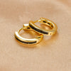 Simple Stainless Steel Small Hoop Earrings For Women Shiny Colorful Zircon Huggie Punk Earring Wedding Piercing Jewelry - Image 8