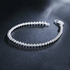 silver Classic 4MM round beads chain Bracelets for women Wedding party Wild Christmas Gift Jewelry - Image 5