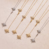 Delicate Shiny Zircon Star Pendant Choker Adjustable Length Chain Stainless Steel Necklaces Women Wedding Banquet Jewelry - Image 3